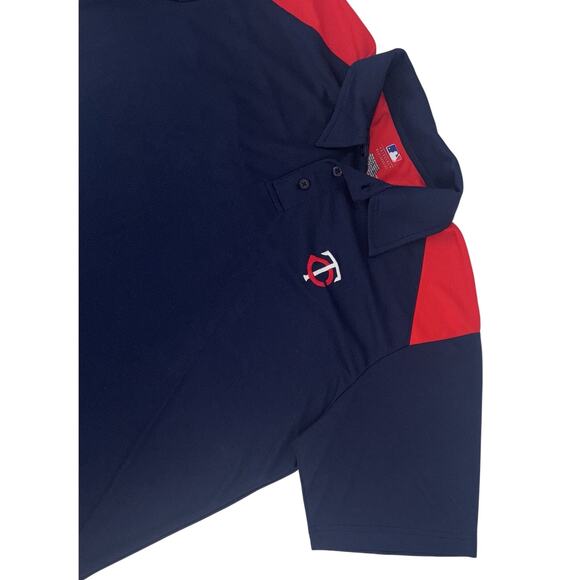 Minnesota Twins Mens Polo Shirt XL Embroidered Logo MLB Genuine Merchandise EUC - Picture 3 of 7